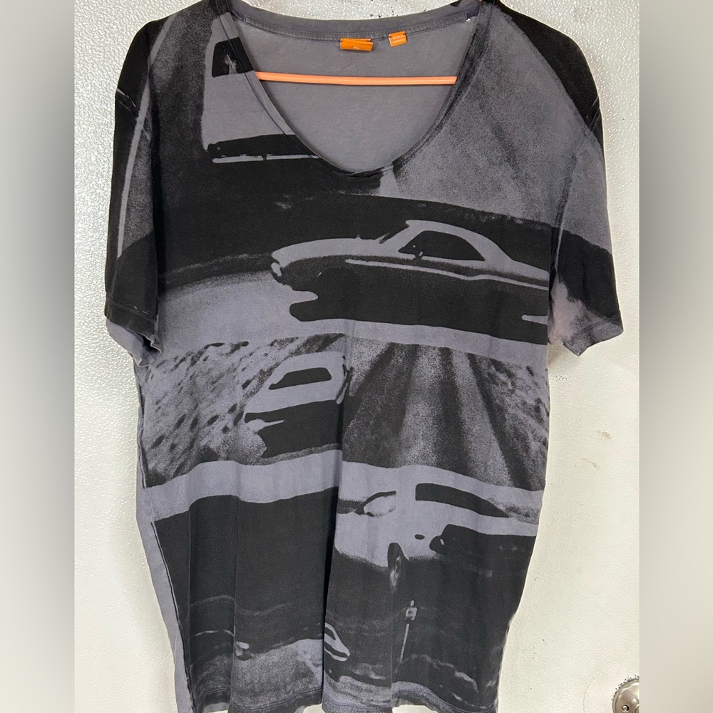 Hugo Boss Orange Boss Shirt “ Classic Cars” in size XL